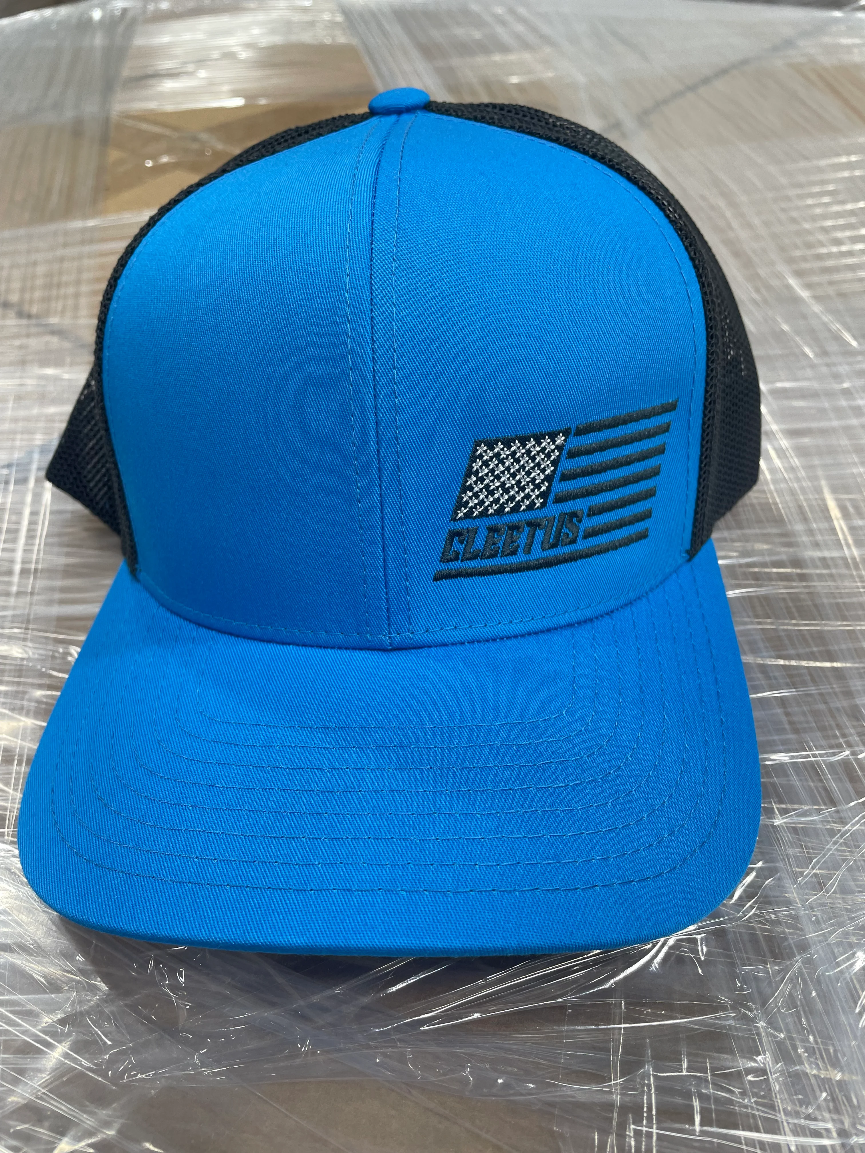 Blue Cleetus Machine Logo Snapback - Image 2