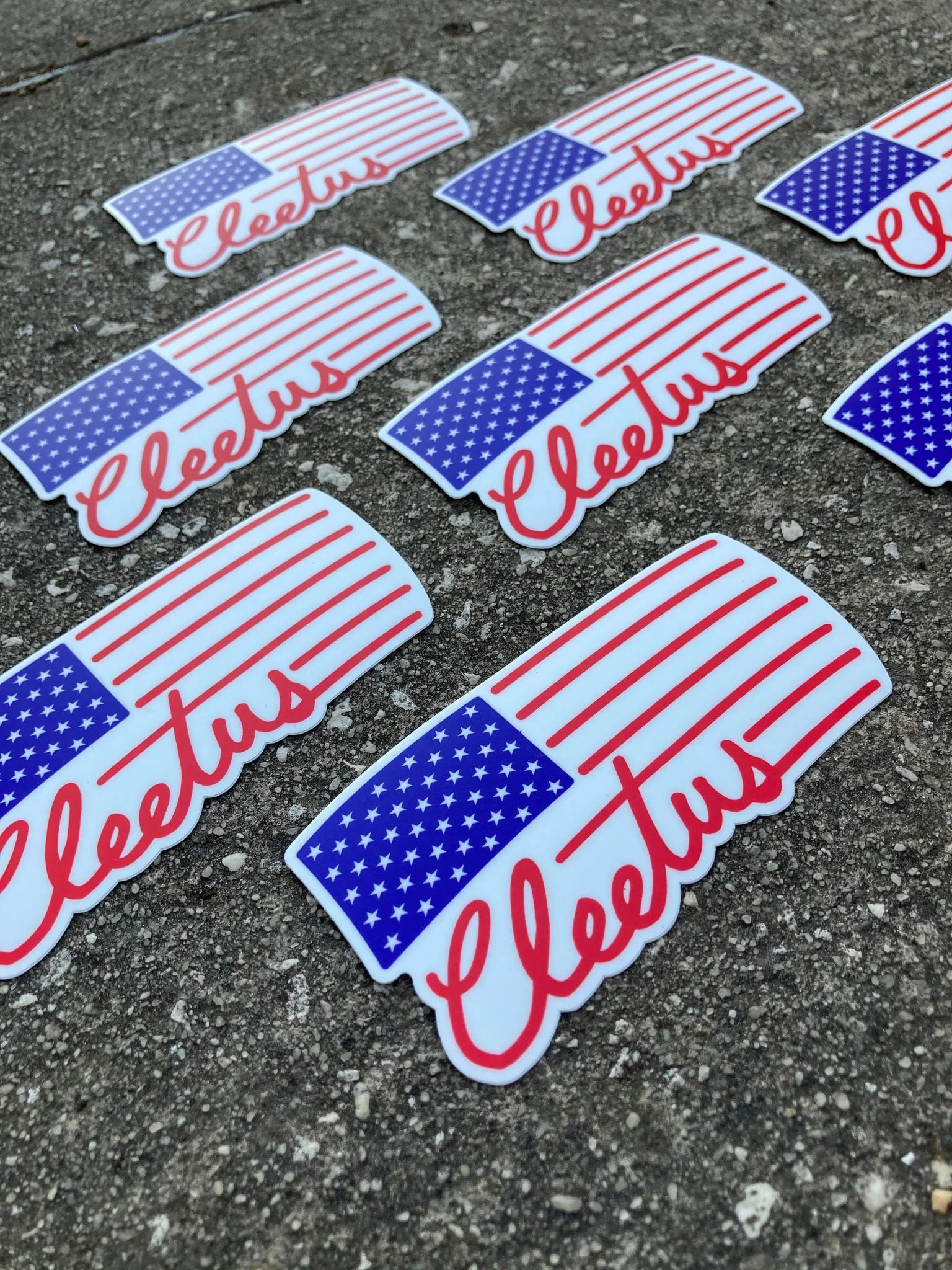 Cleetus Flag Sticker - Image 2