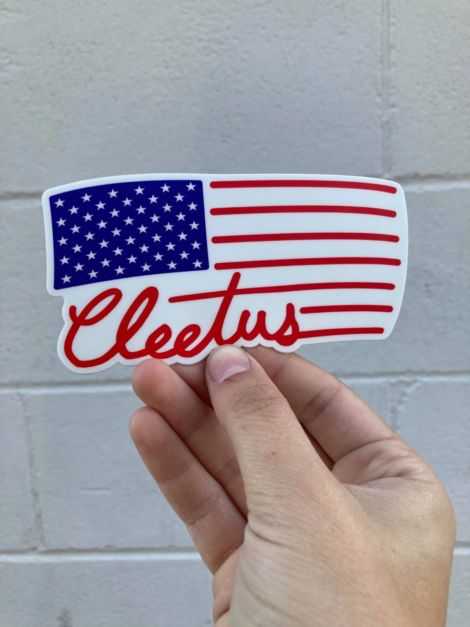 Cleetus Flag Sticker - Image 3