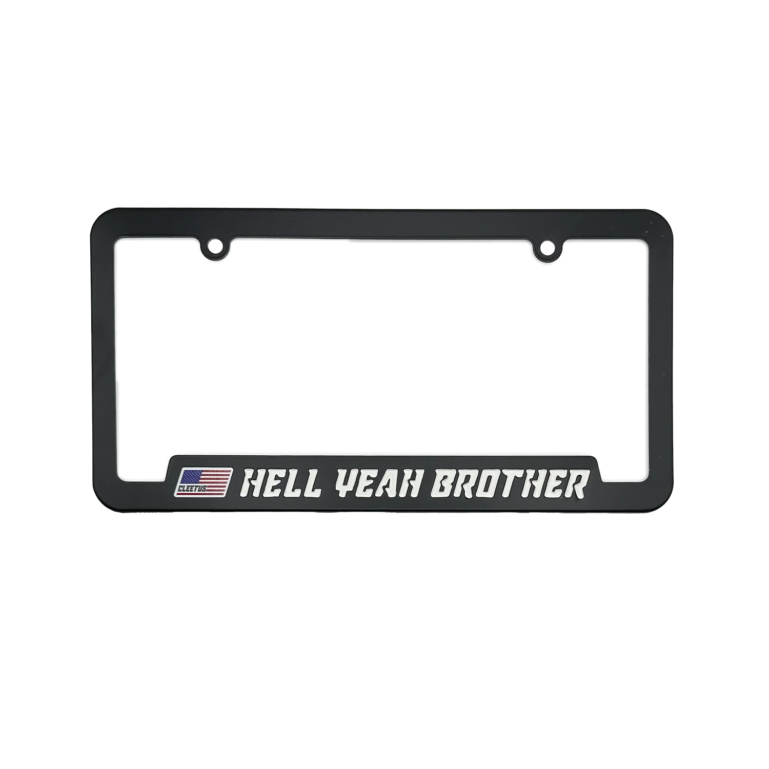 Cleetus License Plate Frame-Black
