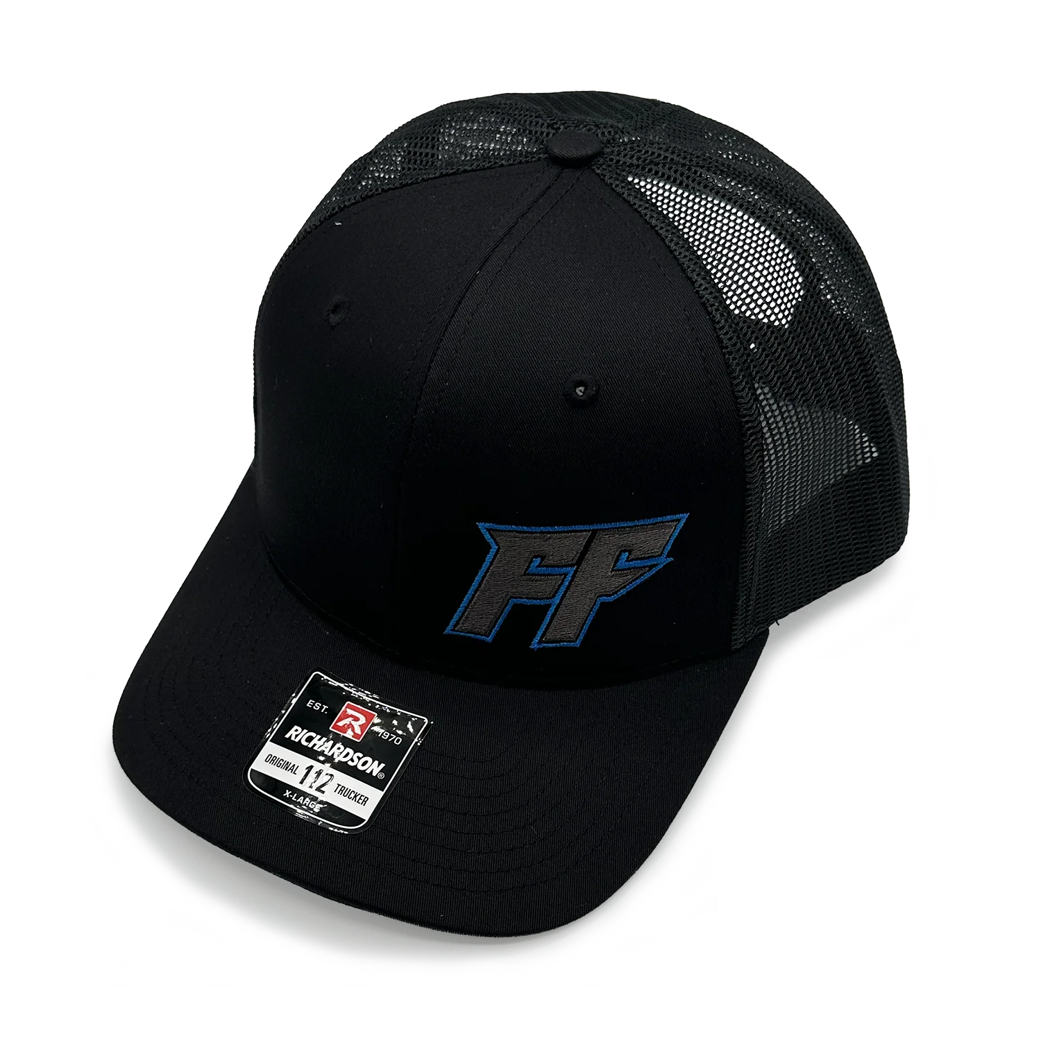 Freedom Factory Black Hat (2 options blue trim or red trim) - Image 3