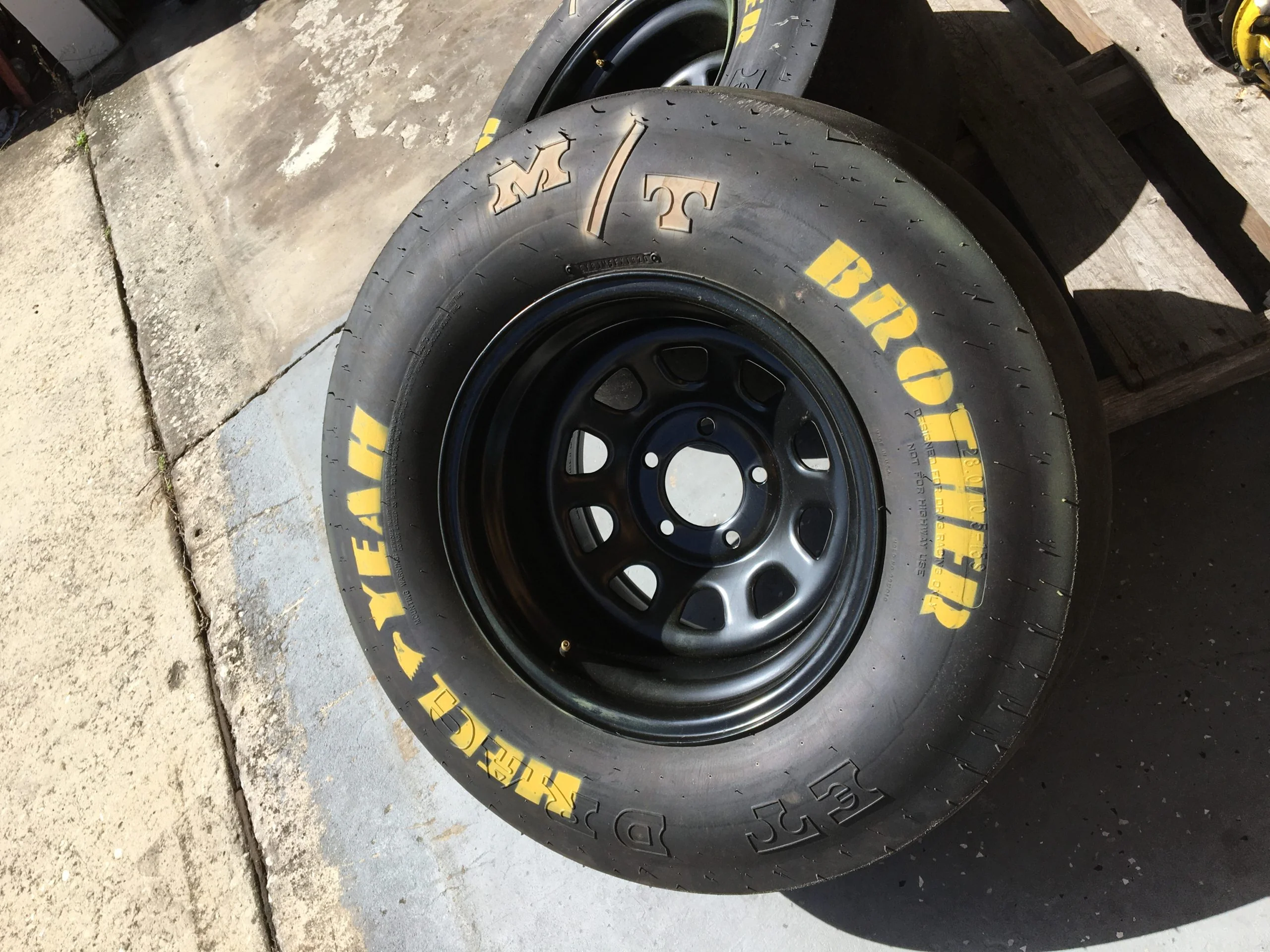 Hell Yeah Brother Tire Stencil - Image 2