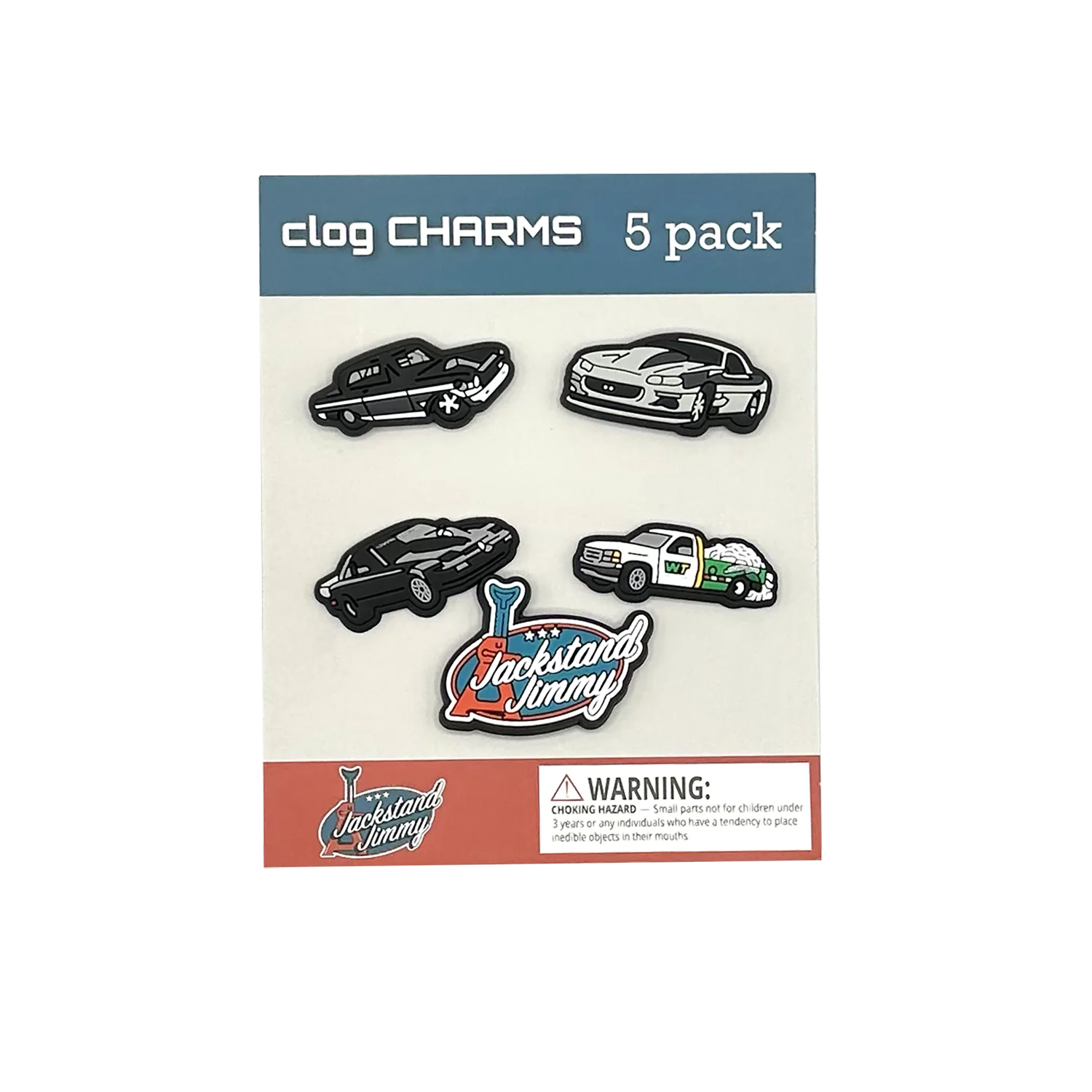 Jackstand Jimmy Clog Charm 5 Pack Set
