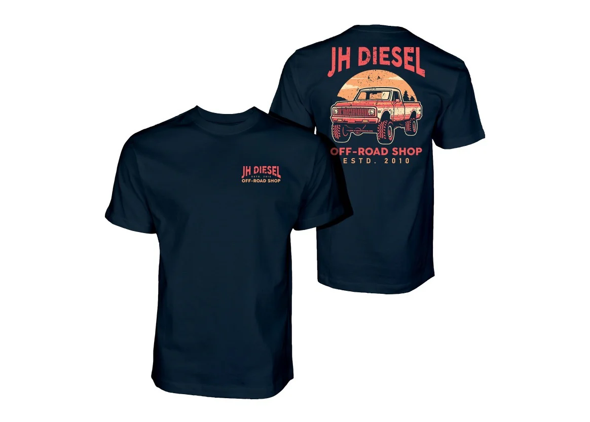 JH's Vintage Off-Road Shop Shirt (Navy or Black) - Image 2