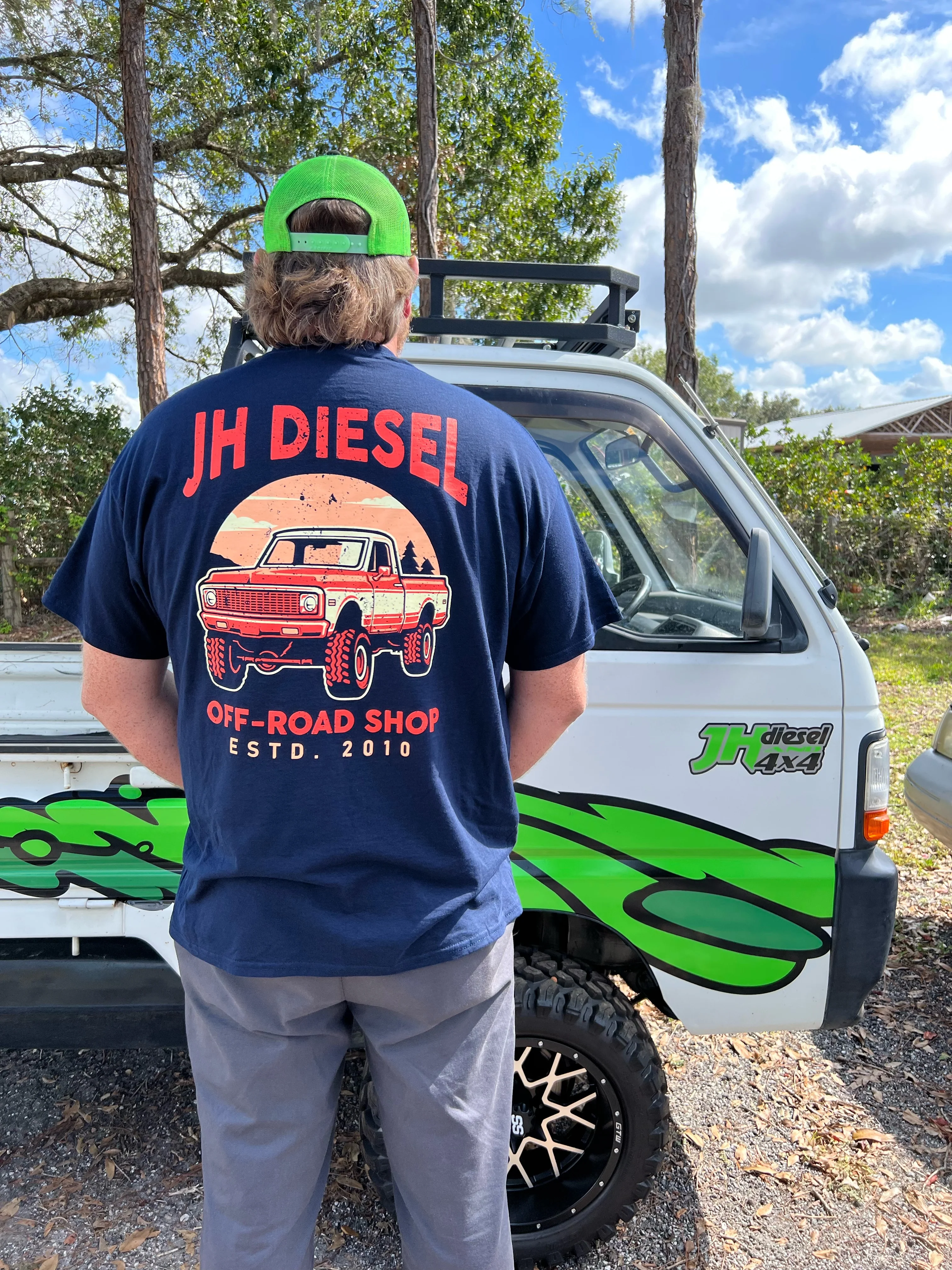 JH's Vintage Off-Road Shop Shirt (Navy or Black) - Image 3