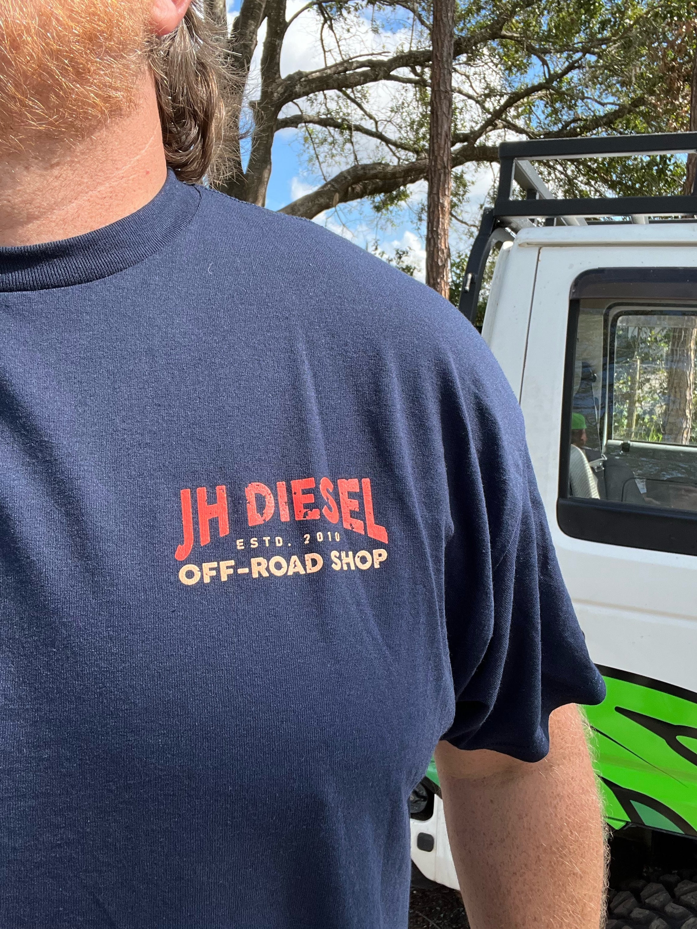 JH's Vintage Off-Road Shop Shirt (Navy or Black) - Image 4