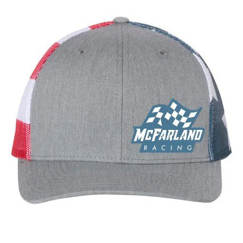 Red White and Blue Racing Hat